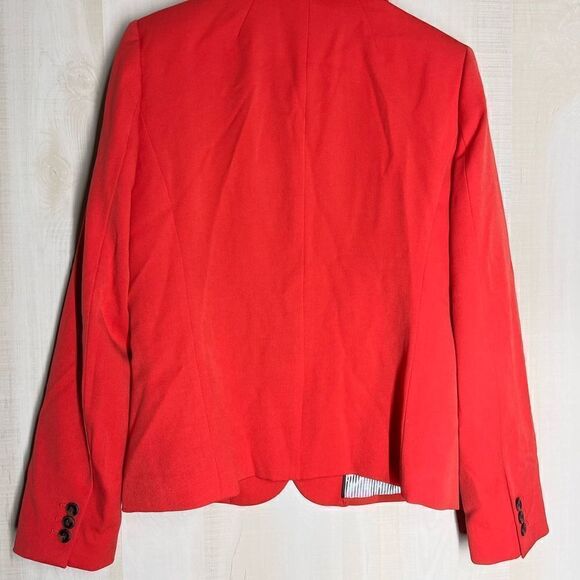 J. Crew red 2 button blazer, size medium - Picture 9 of 14